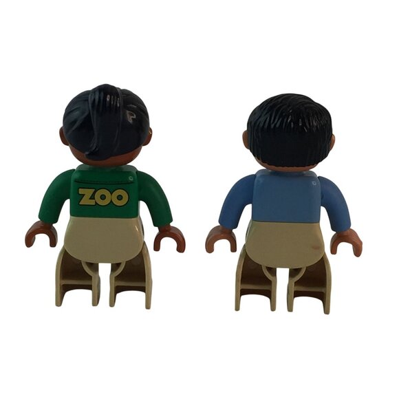 Lego Duplo Zoo Bus #10502 White Zebra Stripe Ostrich Lion Cub Zoo Keeper Figures - Picture 16 of 16